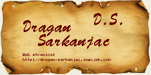 Dragan Sarkanjac vizit kartica